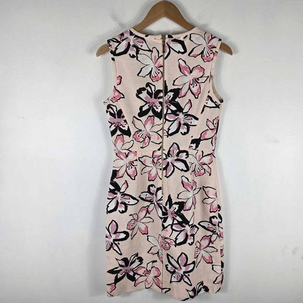 Lilly Pulitzer Tiger Lilly Floral Print Sleeveless Textured Mini Sheath Dress - Picture 7 of 13